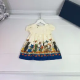 Vestidos casuais básicos linha de verão feminino feminino de desenho animado bolhas de manga bolha vestido de junho 1º princesa