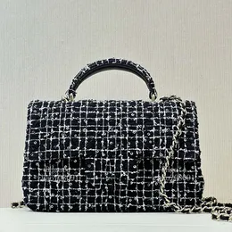 Handtasche 10A Top -Qualität Mini -Umhängetasche 22b 20 cm echte Leder -Designer -Taschen Kettenbeutel mit Kiste C597