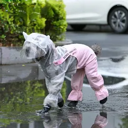 Hundekleidung Haustier Overalls spritzer Regenmantelkleidung wasserdichte Regenanzug für kleine Welpen im Freien im Freien Kleidungsstücke für Kleidungsstücke