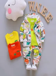 3PCベビー幼児の男の子の服の服カラフルなフード付きコートシャツパンツキッズセットチルドレン039S服14Y2879429