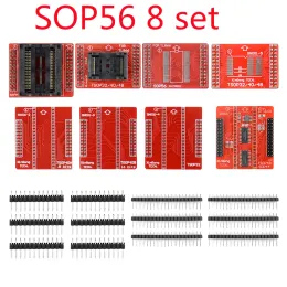 계산기 TSOP32 TSOP40 TSOP48 SOP44 SOP56 MINIPRO TL866II 플러스 범용 미니 프로그래머 계산기 테스트 제품을위한 어댑터 키트