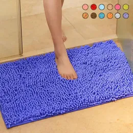 Tappetini da bagno 40 60 cm morbido super assorbente anti -slip pavimento soggiorno vano da bagno tappeto tappeto tappeto chenille