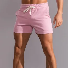 Shorts maschi estivi in cotone casual cortometraggi da corsa uomini joggers fitness workout shorts nere a secco rapido sport pantaloni corti 240409