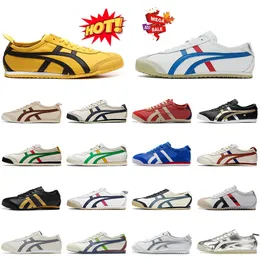 Wholesale Womens Mens Onitsukass Tigers Canvas Designer Casual Shoes Brand Tiger Mexico 66 Trainers Luxury OG Original Platform Vintage Outdoor Sports Sneakers