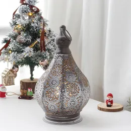 Mum tutucular fas masa lambası retro başucu lambası yatak odası gece asılı tutucu masa dekorasyonu suporte de velas