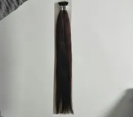 Elibess Hairrussian Remy Nano Pierścień ludzkie przedłużenia włosów 16 Quot 26 Quot 100Sset Stick Nano Pierścienia przedłużanie włosów 2 ciemne 6747355