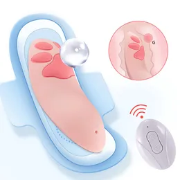 Niedliche Katzenpfoten Vibrator Wearable Klitoralstimulator Pussy G-Punkt-Massagebast