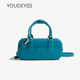 Totes Youdeyisi Handbärande kvinnors väska: Retro mode bärbar all-match basebollväska avancerad pendlare axel