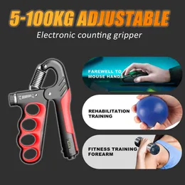 Automatic Counting Grip Strength Trainer Adjustable Intensity Grip Strength Trainer Adjustable Electronic Hand Grip for Men