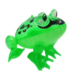 LED TOYS INFLATABLE KIDS TOY ANIMATION FROG OUTDOOR BABY SWISMプール28x29x36cmサイズ