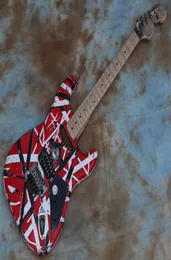 Eddie Van Halen Frankenstrat Electric Guitar Heavy Relicaged Red Striped Frankie Guitar Frankenstein1231155