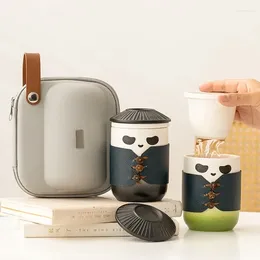 Muggar Panda Great Xia Handy Cup China-Chic Culture and Creative Mug Office Water Personal Ceramic Tea Separating