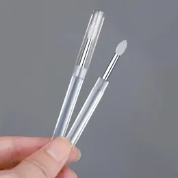 2024 Nail arts Applicatore in silicone Stick riutilizzabile cromo glitter che applica lo strumento di manicure nuovo spazzola per chiodo silicone di pigmento facile da un chiodo per unghie