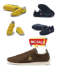 2024 scarpe firmate le coq sneaker scarpe da corsa da donna da donna uomo morbide dimensioni da jogging nero blu giallo spedizione gratuita classica gallo francese Gai