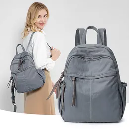 TO Easy Wear -Rucksack für Frauen 2024 Mode Oxford Stoff Minimalistische koreanische Version College Student Forest Style Artistic