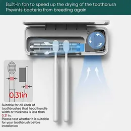 Signitizzatore per spazzolino dentizzatore UV STERILIZZATORE DEGLI ATTRIZIONE RICARICABILE STERCHITÀ A MOLTO A MOLTO VELOCE LASTERIZZAZIONE CON ACCESSORI BAGNI DEL DEI LED 240413