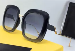 Nuovo design della moda Donne da sole 0315 Suare Color Frame Gambe in metallo semplice Schema estate di alta qualità Uv400 Eyewear2505135