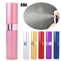 Storage Bottles 8ml Perfume Atomizer Mini Makeup Tool Travel Size Spray Case Rotary Refillable Women Beauty