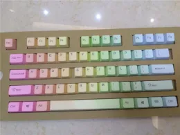 Аксессуары Rainbow PBT -клавиша cherry MX OEM ANSI 104 Клавички для механической клавиатуры