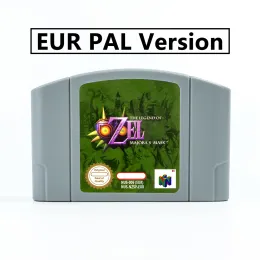 Tillbehör The Legend of Zeldaed Majoras Mask 64 -bitspelkassett Eur Version Pal Format för N64
