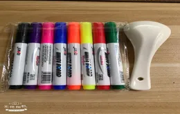 Geschenksets schwimmende löschbare wasserbasierte Magie Whiteboard Marker Stift mit Löffel Fliesen Reparatur Wandmörtel zum Unterrichten von Kindern DIY Drawin8570183