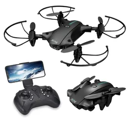 H2 мини -складной дрон 4K HD RC Фиксированная высота удержание FPV Wi -Fi Gesture Gesture Cellie Control Flight Quadcopter Toy3619440