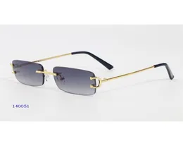 C Vintage Bezprzewodowe okulary przeciwsłoneczne Mężczyźni okulary kobiety na letnie luksusowe okulary okulary okulary rama de sol las gafas z oryginalnym case3073548
