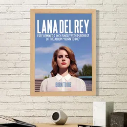 Lana Del Rey плакаты для стен декор поп -певец горячий музыкальный альбом домашний декорации Canvas Декоративные картины плакаты комната искусство