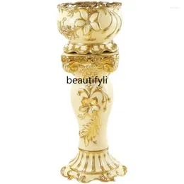 Vasi Gy Gy in stile europeo Ceramic Vase Decoration Home Decoration Villa Soggiorno Massicino TV Set di fiori artificiali