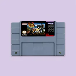 Аксессуары дикий орудийный боевик для SNES 16 -битной одиночной карты USA NTSC EUR PAL Видеоигр Cartridge