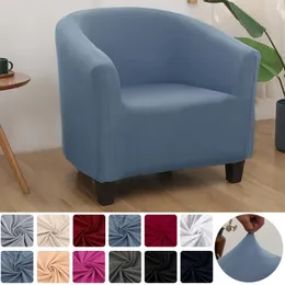 Coperchi di sedie Colora di divano a poltrona soft soild divano elastico protezione per mobili per mobili per bricchini per il palo singolo