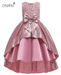 Barnklänningar för flickor Flower Bow Tutu Barnkläder Elegent Birthday Wedding Girls Dresses For Children Princess Custumes248T3932548