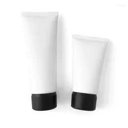 Storage Bottles 30pcs 150g 200g White Frosted Tube Soft Face Cosmetics Packaging Hand Lotion Cream Plastic Bottle Squeezed Containers