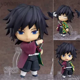 Anime Manga Anime Demon Kimetsu No Yaiba Giyu Tomioka 1408 PVC Ação Figura estátua Modelo colecionável Crianças Toys Doll Gifts 10cm 240413