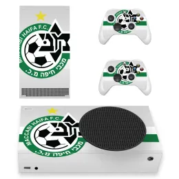 Aufkleber Maccabi Haifa Hautaufkleber Aufkleber Decal Cover für die Konsole der Xbox -Serie und 2 Controller Xbox -Serie Slim XSS Skin Sticker Vinyl Vinyl