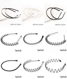 Chique unissex preto ondulado de cabana homens homens lavando faixa de cabeça para a cabeça Ferramentas de estilo acessórios Headwear Hair Head Hoop Bands2409512