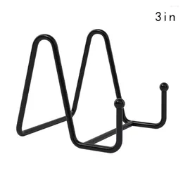 Hooks Display Stand Rack Diy Craft Bracket Bildram Black Iron Plate Eastel Lagringshållare