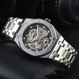 Audemar Pigeut assistir mecânico automático de alta qualidade à prova d'água de 42 mm de aço inoxidável fosco mecânico de relógio automático Audermar Watch Men 721