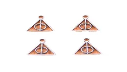 300pcs Antique Silver Plated Deathly Hallows Charms Pendants for European Bracelet Jewelry Making DIY Handmade 1312mm1094277