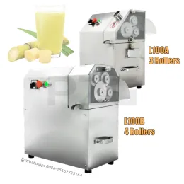 العصير L100A L100B التجاري المحمول صغير المقياس السكر قصب قصب السكر صنع آلة استخراج العصير