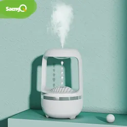 Humidifiers Saengq Antigravity Water Drop Humidifier Air Diffuser Household Quiet Air Conditioning Bedroom Small Large Mist Spray