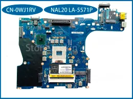 Motherboard Best Value CN0WJ1RV for Dell Latitude E6510 Laptop Motherboard NAL20 LA5571P SLGZQ QM57 DDR3 100% Tested