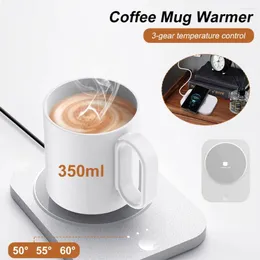 Becher Kaffeetassen Heizung Tasse Wärmere Pad Konstante Temperatur Erhitzen USB Elektromatten Set Milkentee Wasser für Zuhause
