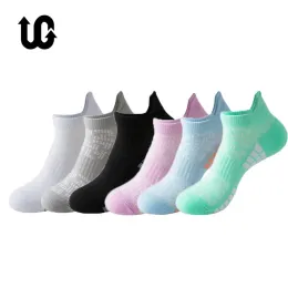 Socken 6Pairs No Show Sport Running Socken Sport Lowcut Socken Dicke Strick -Fitness atmungsaktiv schnell trockener Kear -Resistant Socken