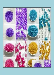 Pearl Loose Beads Jewelry المحار الجديد مع اللؤلؤ الطبيعي المصبوغ داخل الحفلة في BK Open at Home Vacuum التعبئة والتغليف Epacket Drop Deliv3350072