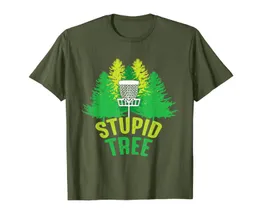 Dummer Baum lustiger Frolor Disc Golf T -Shirt01234567894183492