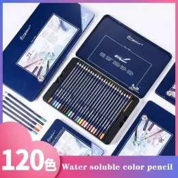 Pencille Colori Triangolare Porta Pennello colorato Set di matite 24 ore su 24, 36/01/72/120 Colore Lapices Art School Supplies Watersoluly Riemit Riemit