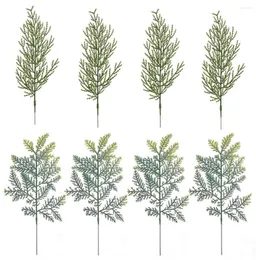 Fiori decorativi coni di pinoli natalizi e rami di ago Accessori per decorazioni per piante verdi artificiali Atmosfera