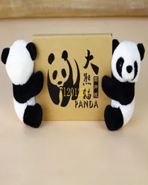 10pcslot Whate 10cm Plush Doll Panda Crop Clip закладка ноты, клип, дети, подарок 9867087