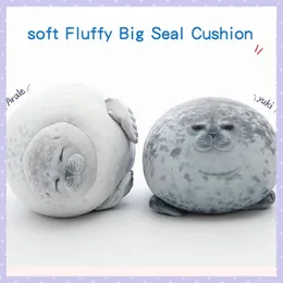 Angry Blob Seal Pillow Soft Cnubby 3D Novelty Sea Lion Plushy Sleeping Throw Pillow Kaiyukan Aquarium Plush Toysed 240409